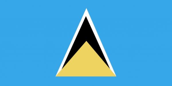 Drapeau Sainte Lucie