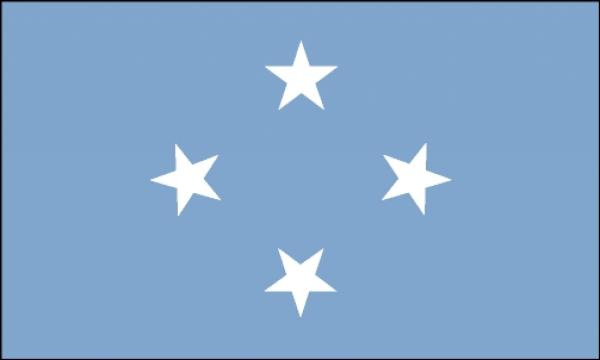 Drapeau Micronesie