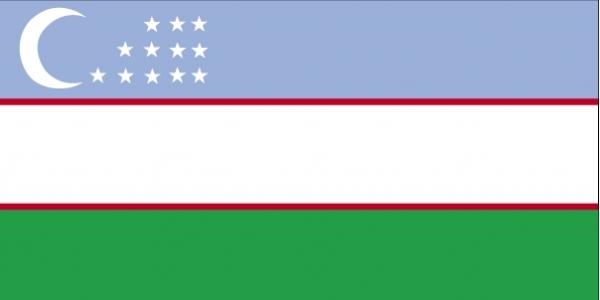 Drapeau Ouzbekistan